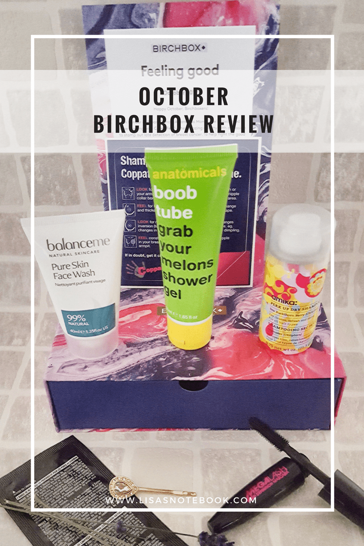 Feeling good: October Birchbox review October-Birchbox-Review_Pinterest