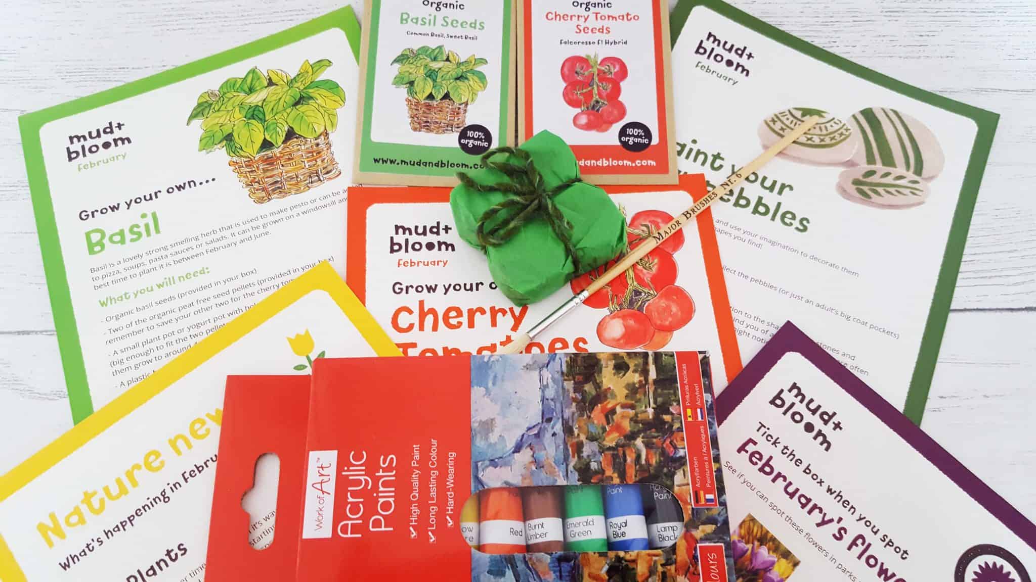 Mud and Bloom Kids Nature, Craft & Gardening February Box - review mud-and-bloom-february-review_www.lisasnotebook.com