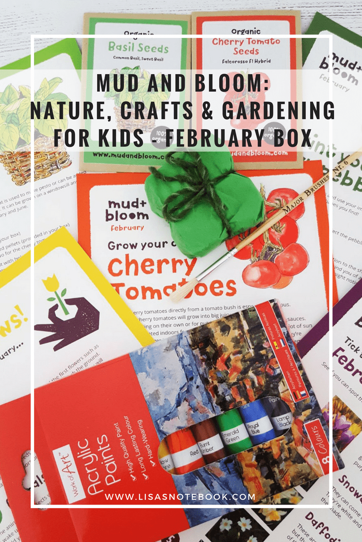 Mud and Bloom Kids Nature, Craft & Gardening February Box - review mud-and-bloom-february-review_www.lisasnotebook.com