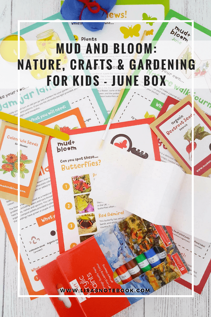 Mud and Bloom Kids Nature, Craft & Gardening June Box – review mud-and-bloom-june-review_www.lisasnotebook.com