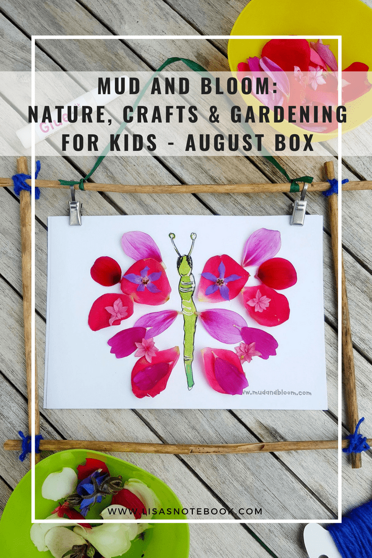 Mud and Bloom Kids Nature, Craft & Gardening August Box – review mud-and-bloom-august-review_www.lisasnotebook.com