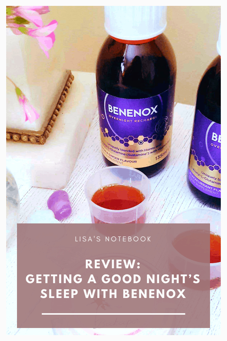 Getting a good night’s sleep with Benenox - review * a good night's sleep with benenox