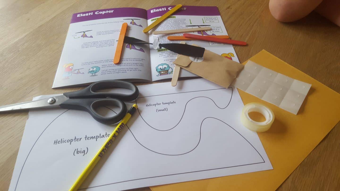 Fun science experiments for kids at home: Over The Top * Over The Top - Elasti-copter