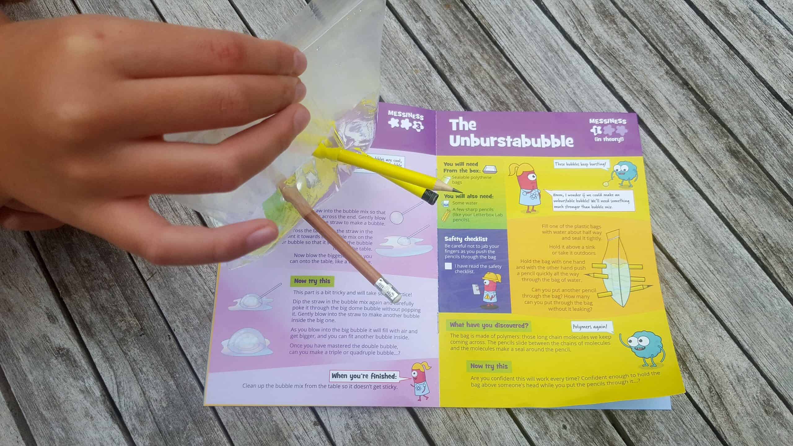 Fun science experiments for kids at home: Bubbles Ahoy * Bubbles Ahoy - The Unburstabubble
