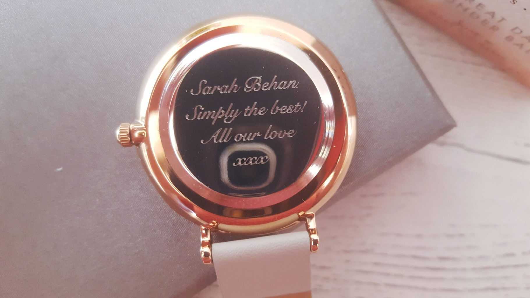 Uplifting self-care gift basket ideas for healthcare workers * Rose gold nurse watch