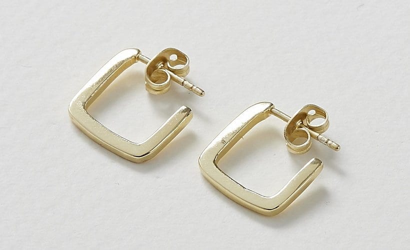 Why gold hoop earrings are a classic accessory worth investing in * square gold hoop earrings