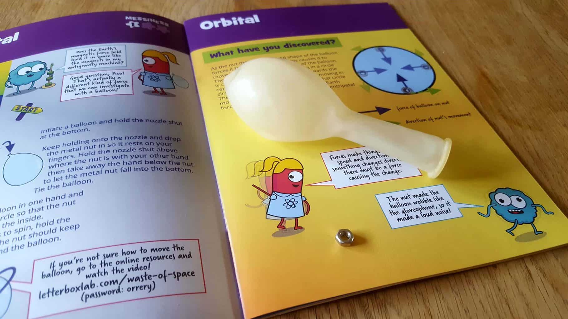 Fun science experiments for kids at home: Waste of Space * fun-science-experiments-for-kids-waste-of-space_04-orbital
