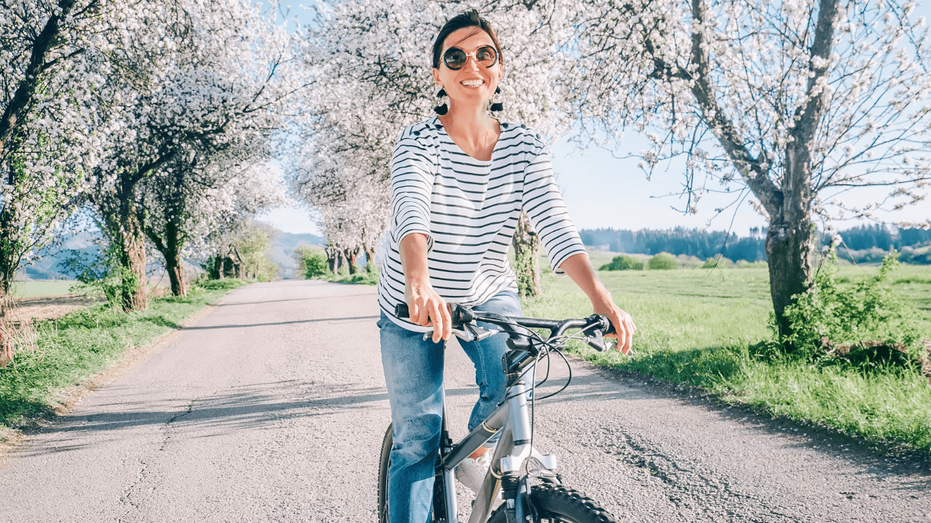 3 Amazing Reasons Why Physical Exercise Can Help Your Mental Health * physical-exercise-can-help-your-mental-health-girl-cycling-sunny-day