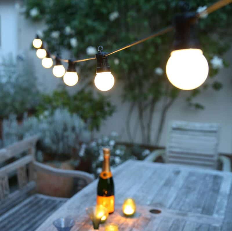 Unique Garden Decor Ideas from Etsy You'll Love this Summer * unique-garden-decor-Etsy-festoon-lights