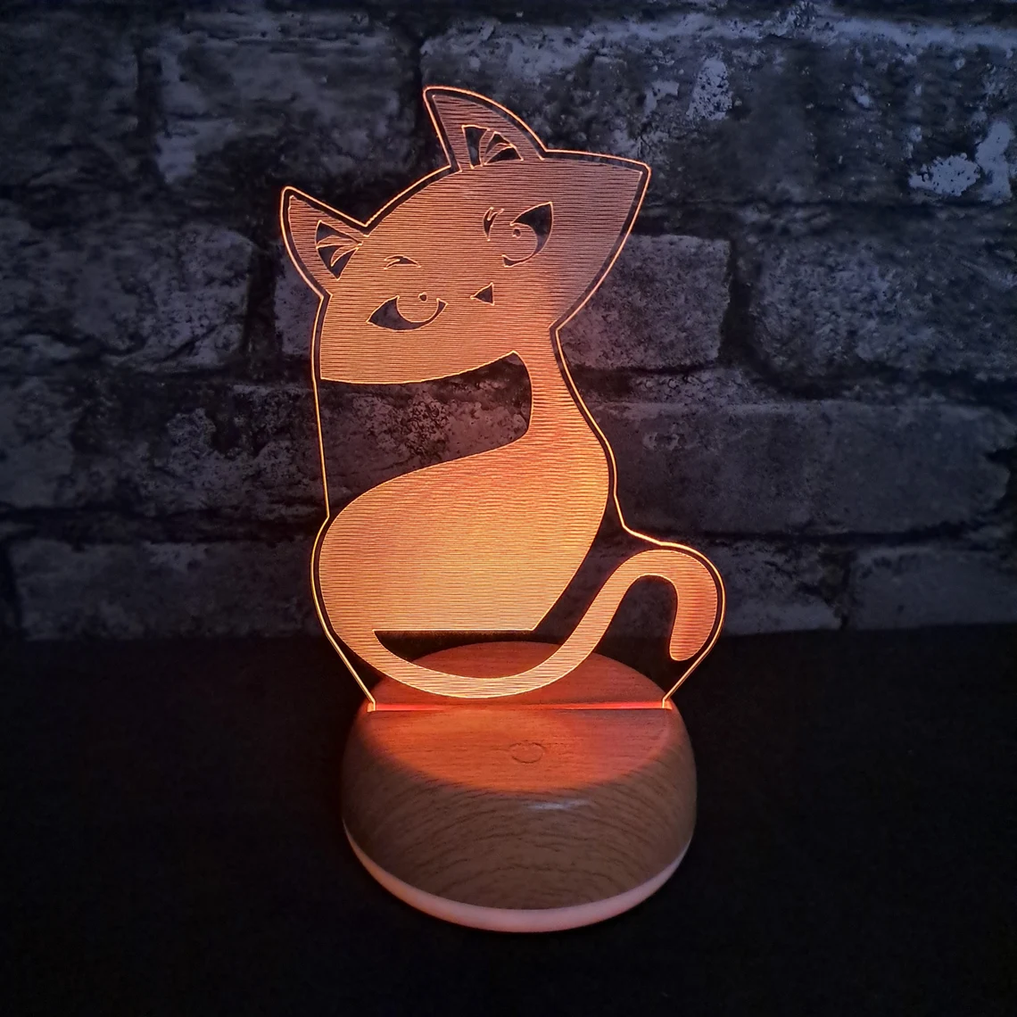 10 Cute & Affordable Halloween Gifts for Babies on Etsy * halloween-gifts-for-babies-nightlight-cat