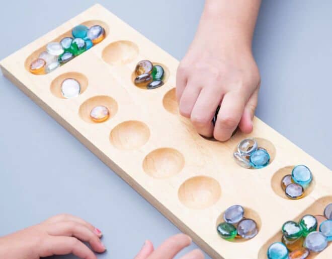 15 Classic Stocking Stuffers for Kids They'll Actually Use * stocking-stuffers-for-kids-board-game-mancala