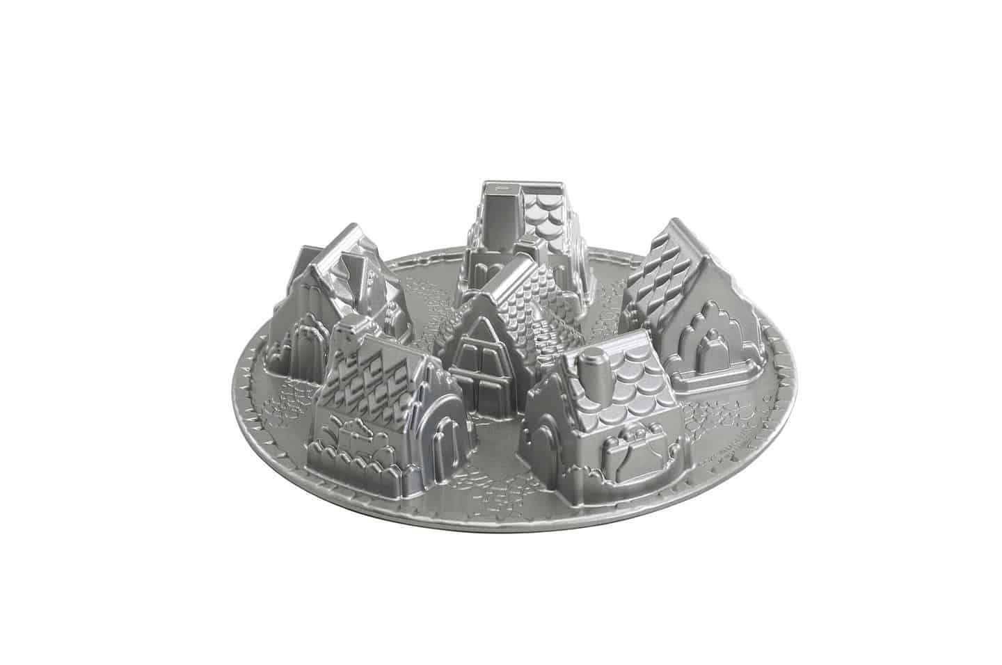 The Great Festive Gift Guide Giveaway 2022 Festive Gift Guide Giveaway - NORDIC WARE 81948 £58.00 Cozy Village Cake Pan Silver_1