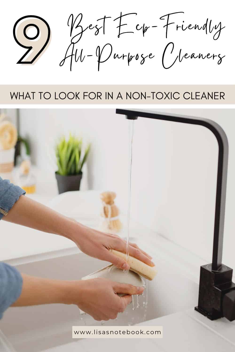 The Best Non-Toxic All-Purpose Cleaner You Need * non-toxic-all-purpose-cleaner-pinterest