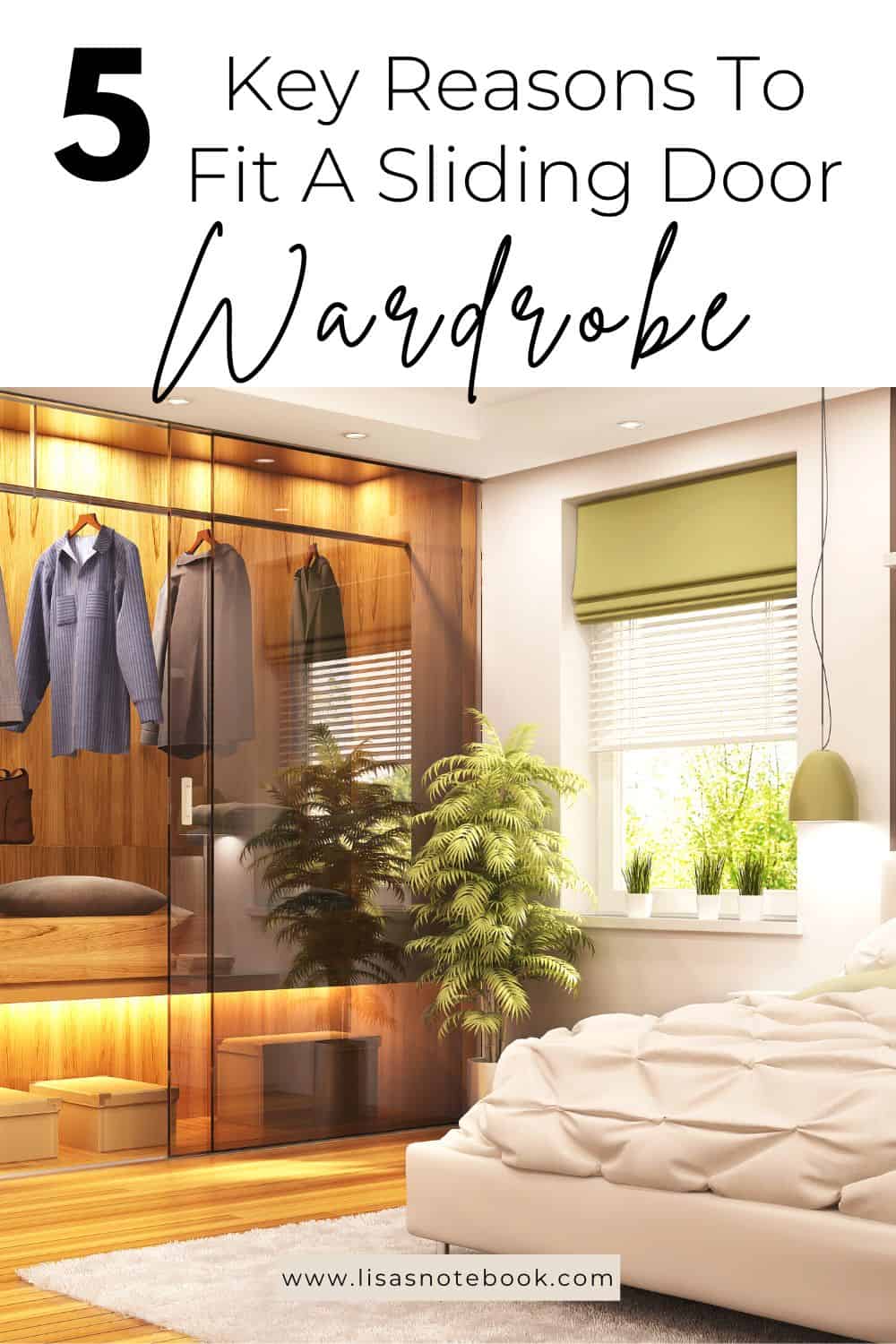 5 Top Benefits of a Sliding Door Wardrobe * sliding-door-wardrobe-neutral-pinterest