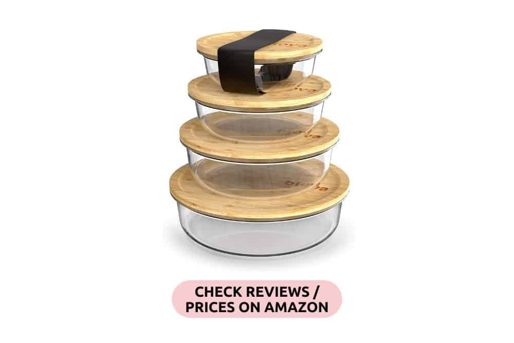 10 Best Eco-Friendly Lunch Box and Plastic-Free Bento Box Options * eco-friendly-lunch-box-glass-food-storage-container-set-bamboo-lids-A