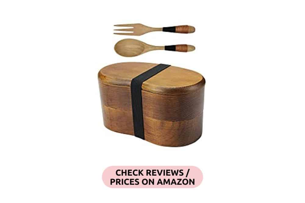 10 Best Eco-Friendly Lunch Box and Plastic-Free Bento Box Options * eco-friendly-lunch-box-japanese-style-wooden-bento-box-A