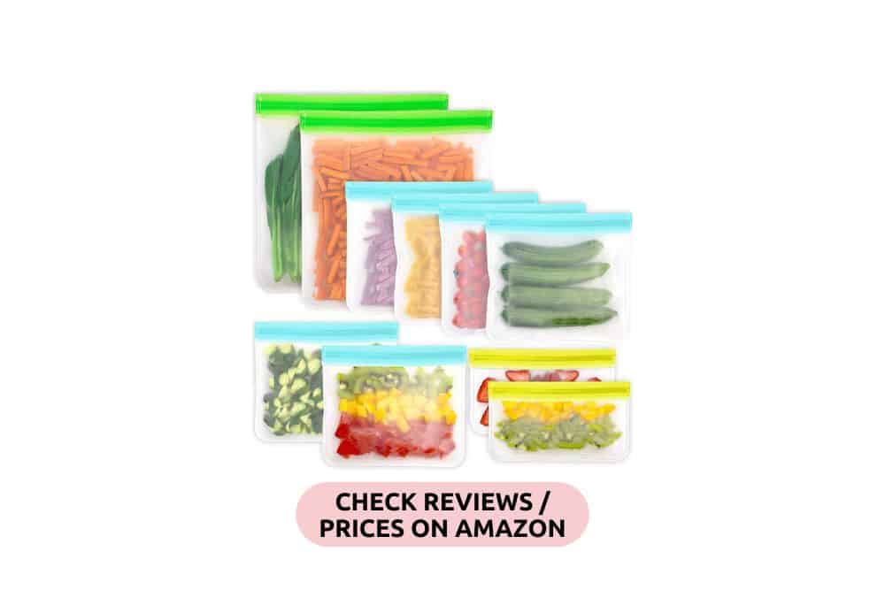 10 Best Eco-Friendly Lunch Box and Plastic-Free Bento Box Options * eco-friendly-lunch-box-reusable-food-storage-bags-BPA-free-A