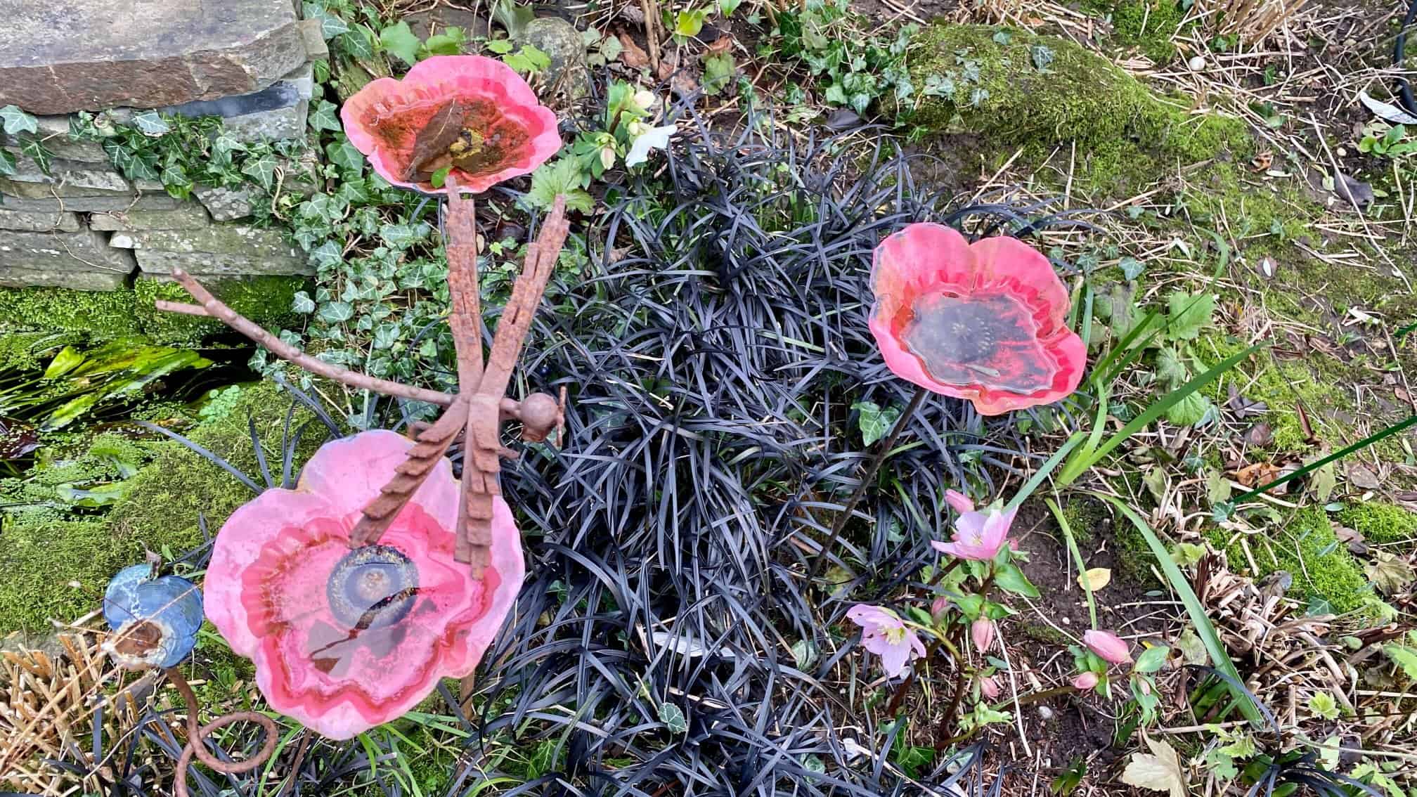 What To Do In The Garden In January garden-in-january-bird-water-dishes