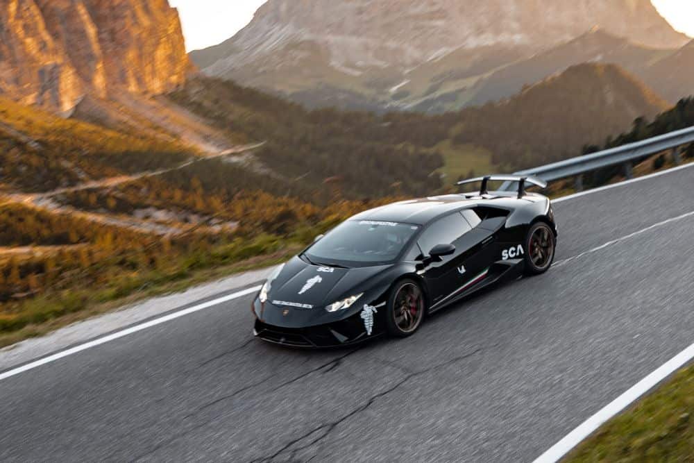 7 Top Tips For Travelling in a Rental Car * travelling-in-a-rental-car-lamborghini-road