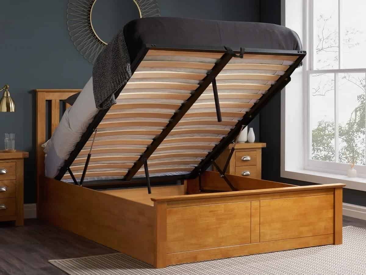Ottoman Beds: the Smart Solution for your Summer Storage Needs * ottoman-bed-phoenix-oak