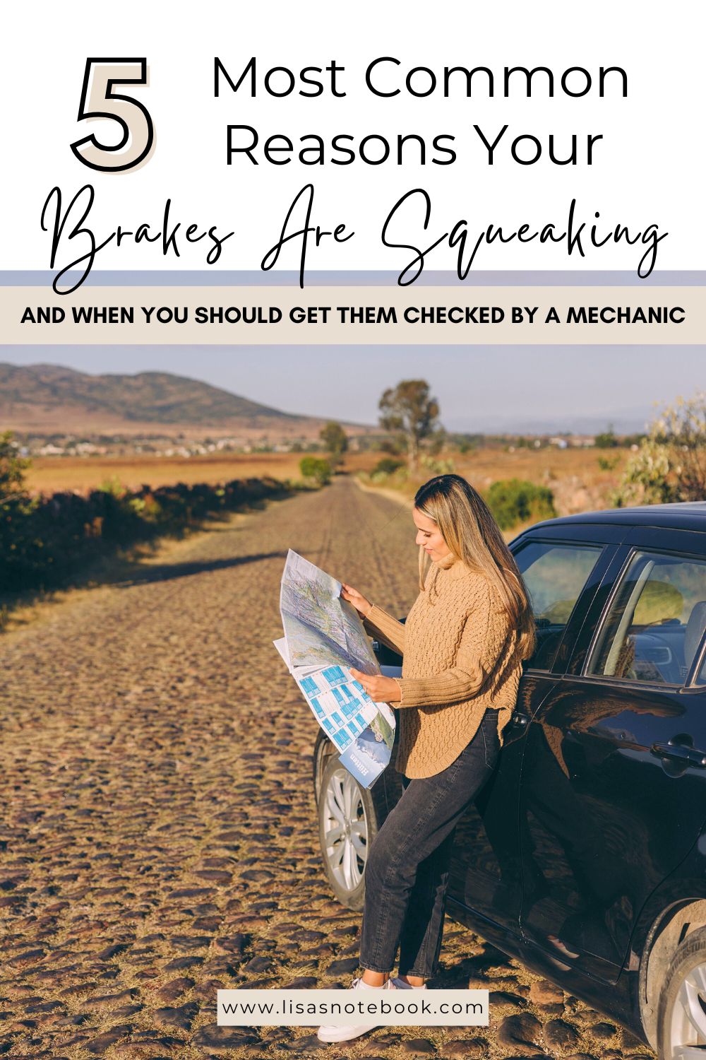5 Reasons for Squeaky Brakes & When to Get Them Checked by a Mechanic reasons-for-squeaky-brakes-pinterest
