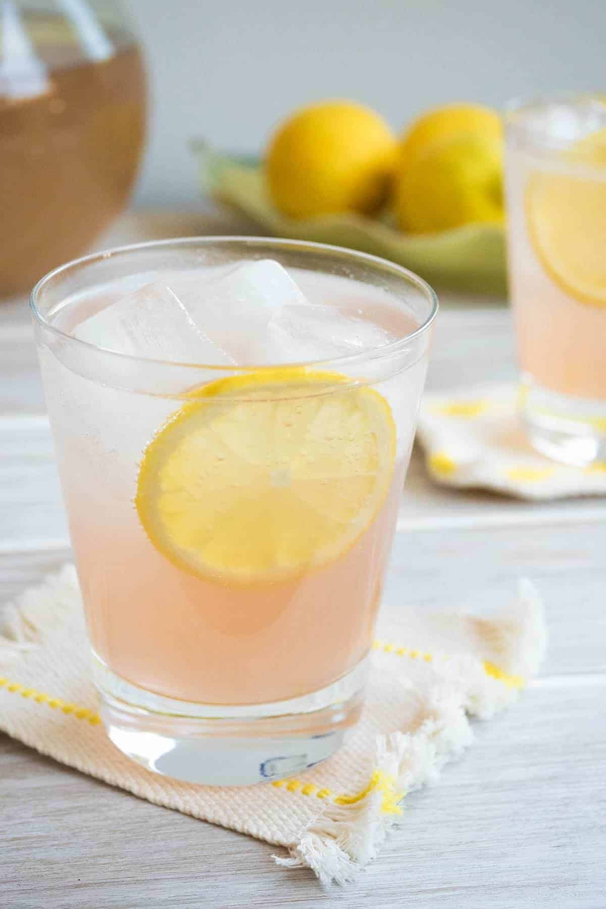 21 Delicious Homemade Lemonade Recipes to Try This Summer lemonade-recipes-rose-lemonade