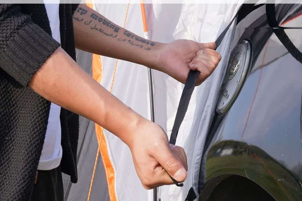 How to Choose the Best Tent Connected to SUV for Camping * best-tent-connected-to-suv-rain-wind