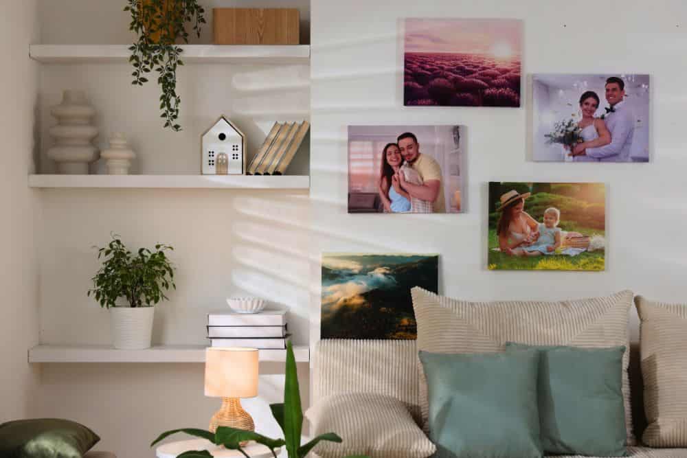 The Enduring Appeal of Custom Canvas Prints * custom-canvas-prints-gallery-wall
