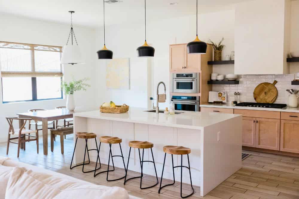 How Patterns and Textures Transform Living Spaces * patterns-and-textures-for-living-spaces-open-plan