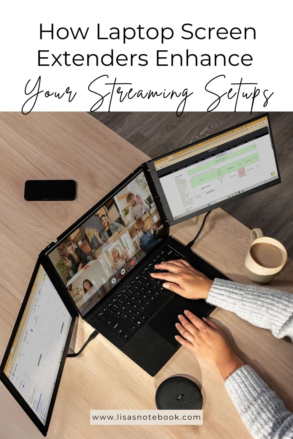 How Laptop Screen Extenders Enhance Your Streaming Setups * laptop-screen-extenders-for-streaming-setups-pinterest