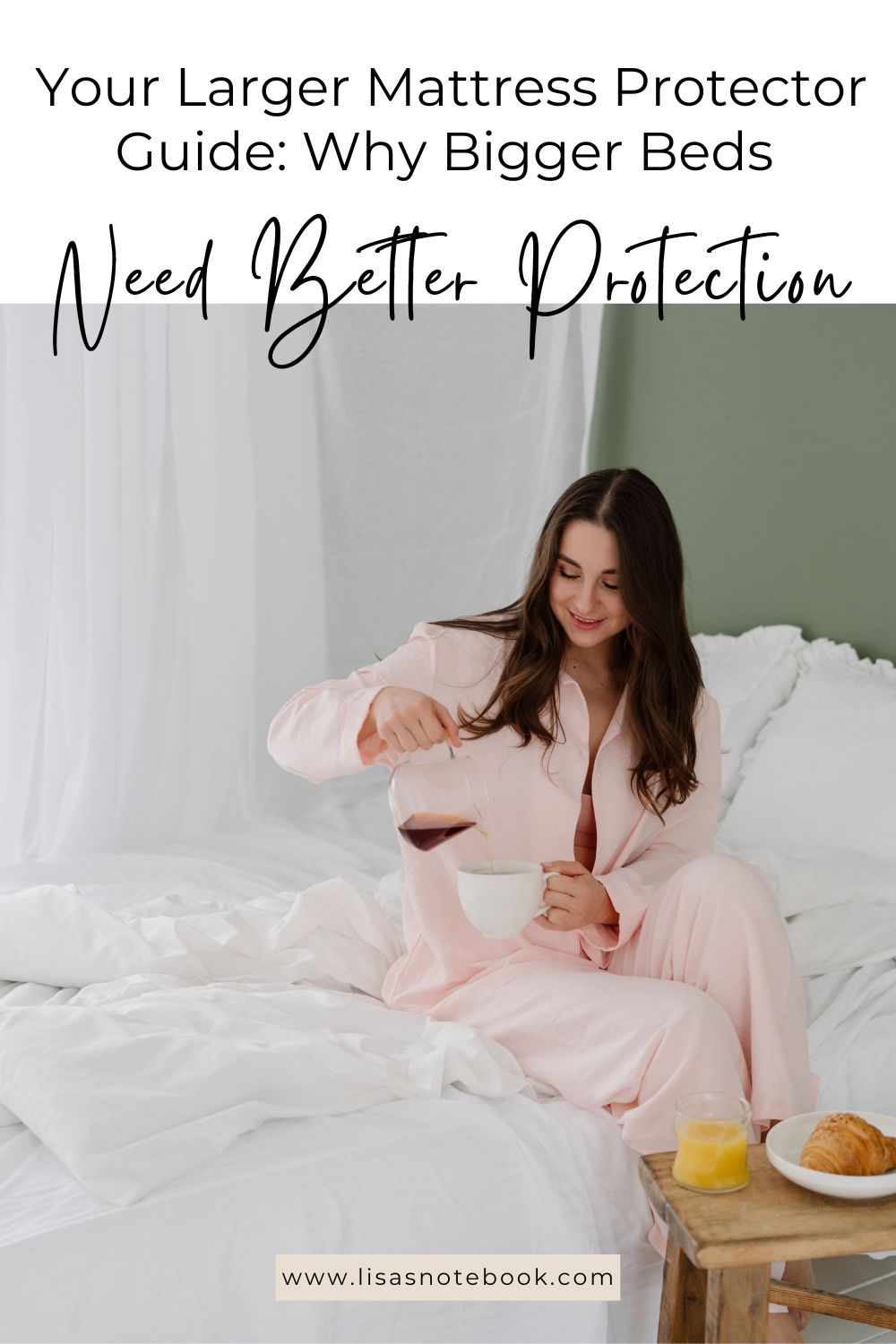 Larger Mattress Protector Guide: Why Bigger Beds Need Better Protection * larger-mattress-protector-tips-pinterest