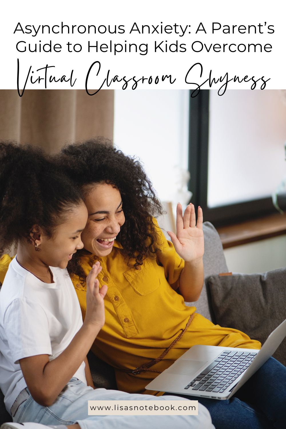Asynchronous Anxiety: A Parent’s Guide to Helping Kids Overcome Virtual Classroom Shyness * asynchronous-anxiety-virtual-classroom-shyness-pinterest