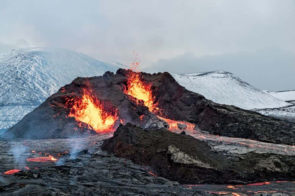 Iceland Road Trip - How to Plan a Scenic Self-Drive Adventure * iceland-road-trip-planning-tips-Fagradalsfjall-eruption